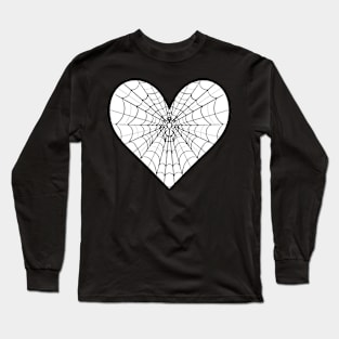 Spider Web Heart V8 Long Sleeve T-Shirt